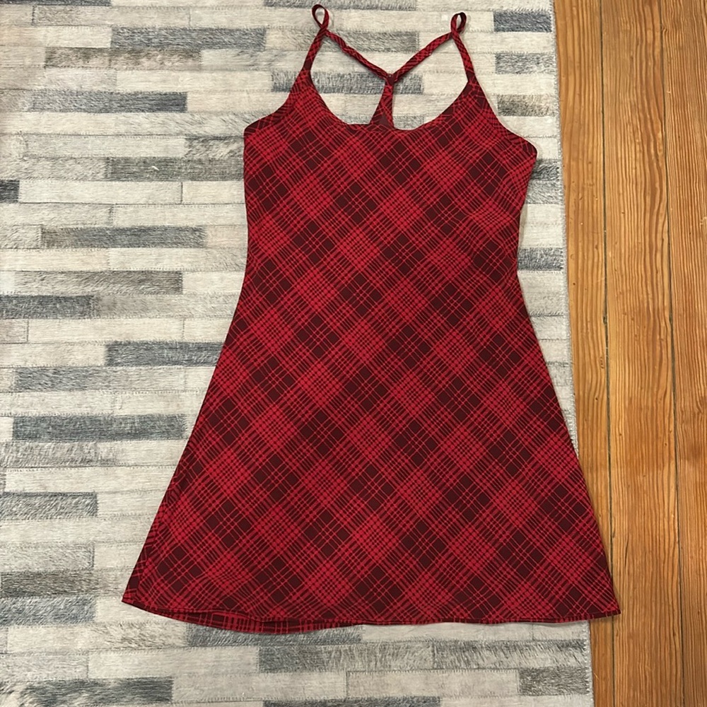 Outdoor Voices plaid Exercise Dress